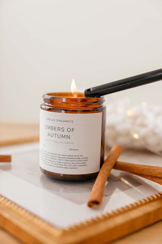 Embers of Autumn Tallow Candle