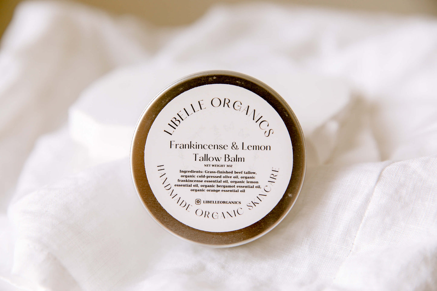 Frankincense & Lemon Tallow Balm Moisturizer